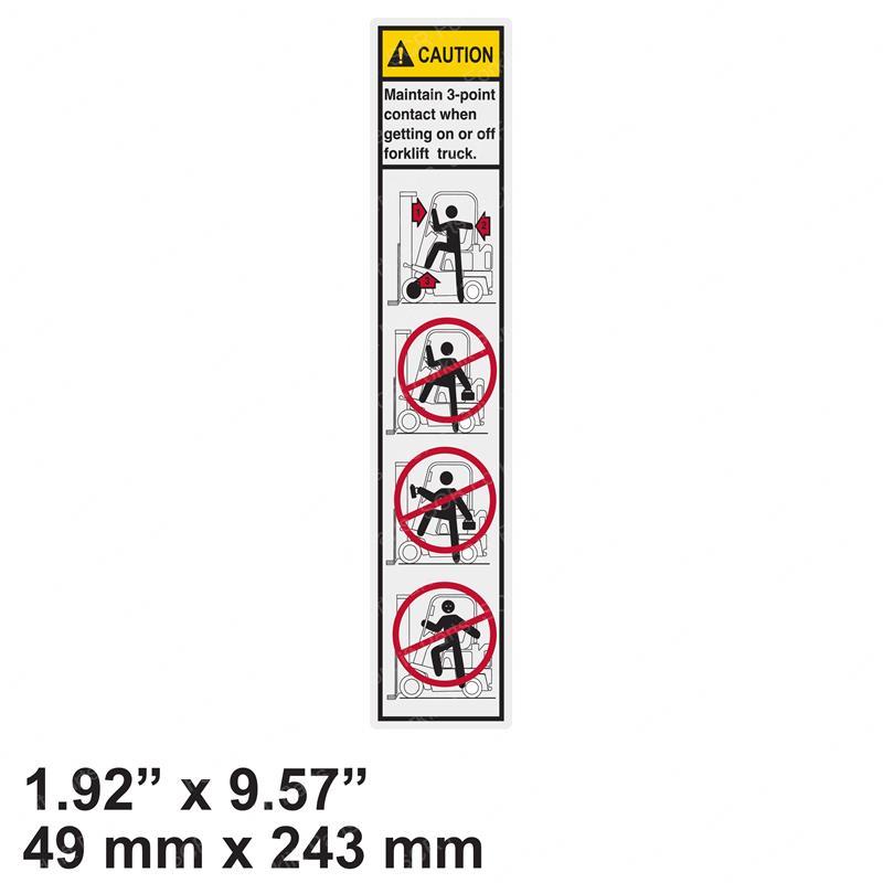 DECAL - 3 POINT HY1620010010 hy1620010010 product image
