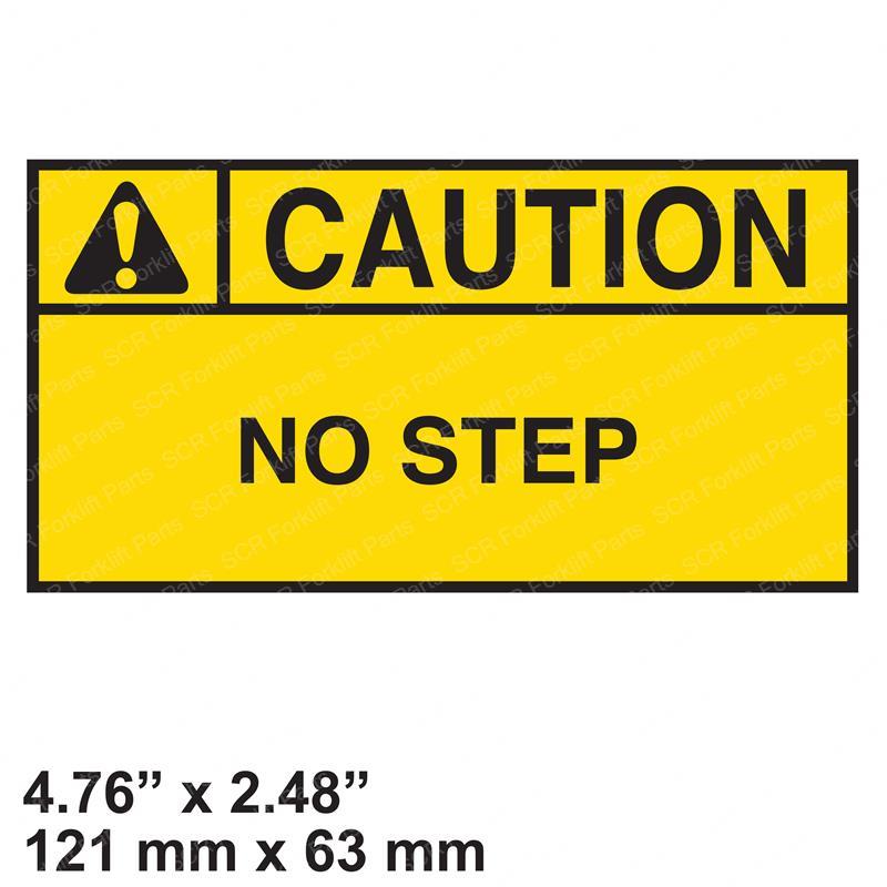 DECAL - CAUTION NO STEP GN11-12400-243GT gn11-12400-243gt product image