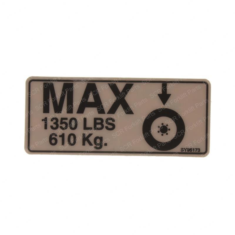 DECAL KIT - WHEEL LOAD JL2901850 jl2901850 product image