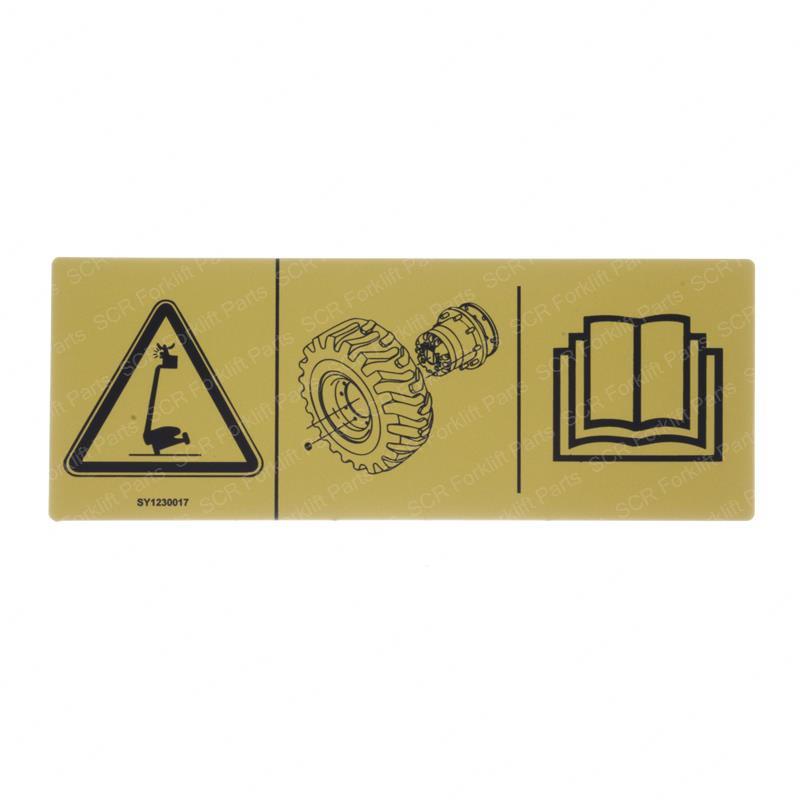 DECAL - TIPOVER TIRES SYMB JL114249 jl114249 product image