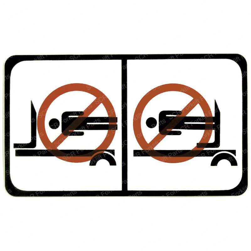 DECAL - FORK WARNING NICK2372604 nick2372604 product image