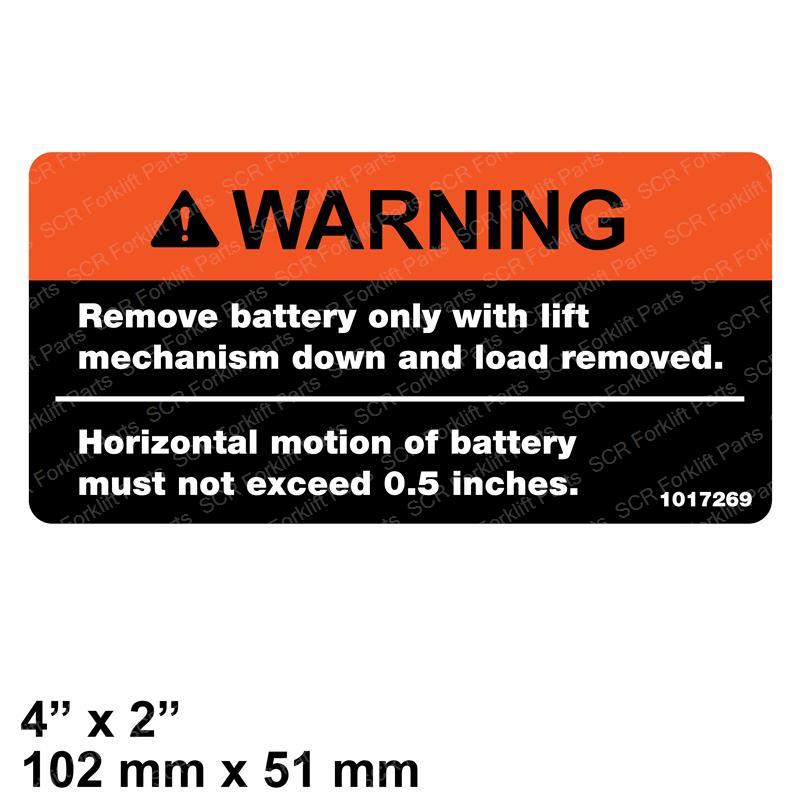 DECAL BATTERY WARNING RA1017269 ra1017269 product image