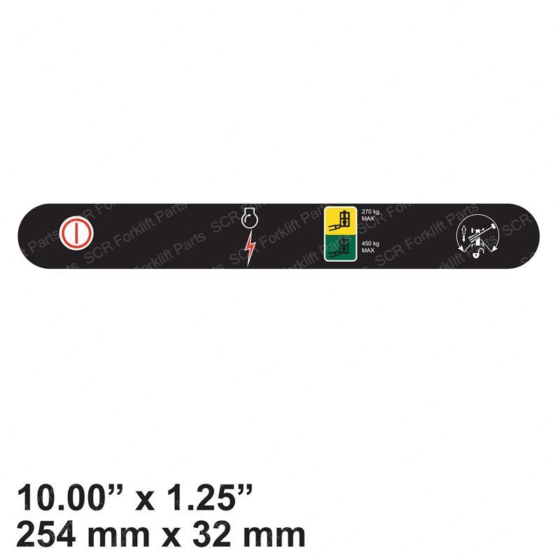 DECAL-STOP AND AUX POWER (CE) JL1001184619 jl1001184619 product image