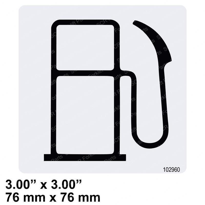 DECAL - GASOLINE ONLY GNSJ102960GT gnsj102960gt product image