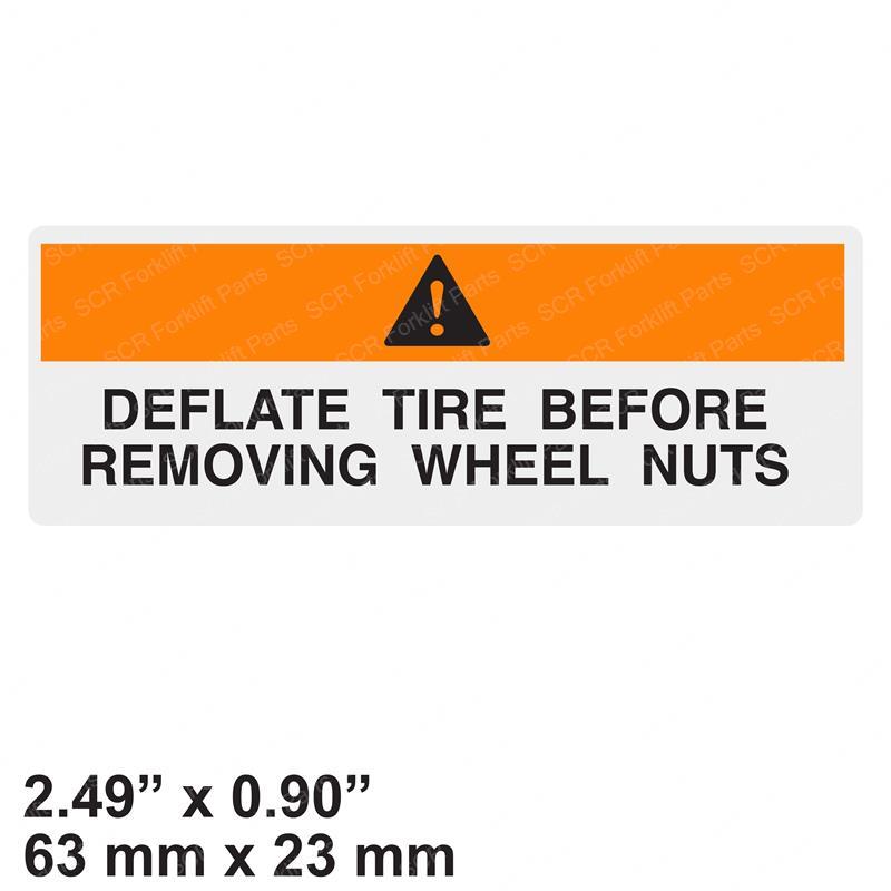 LABEL-SPLIT WHEEL WARNING ENG YT1391295 yt1391295 product image