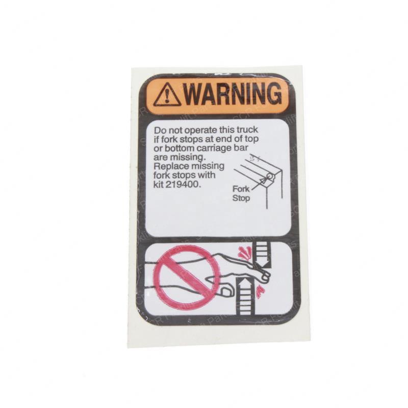 FORK STOP DECAL KO8770864 ko8770864 product image