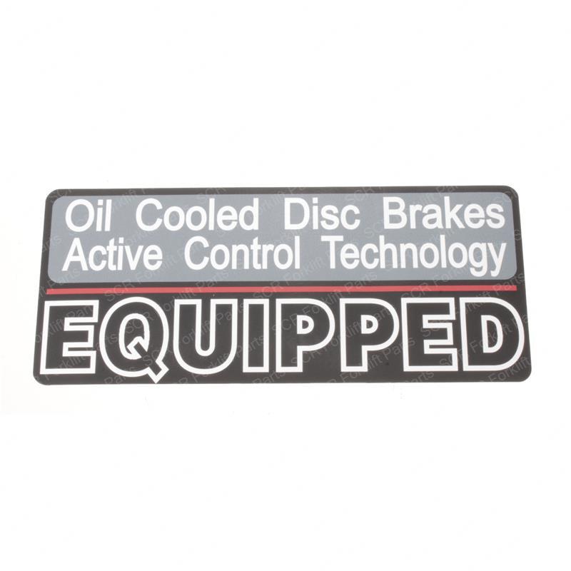 DECAL - OIL COOLED BRAKES DWA159094 dwa159094 product image
