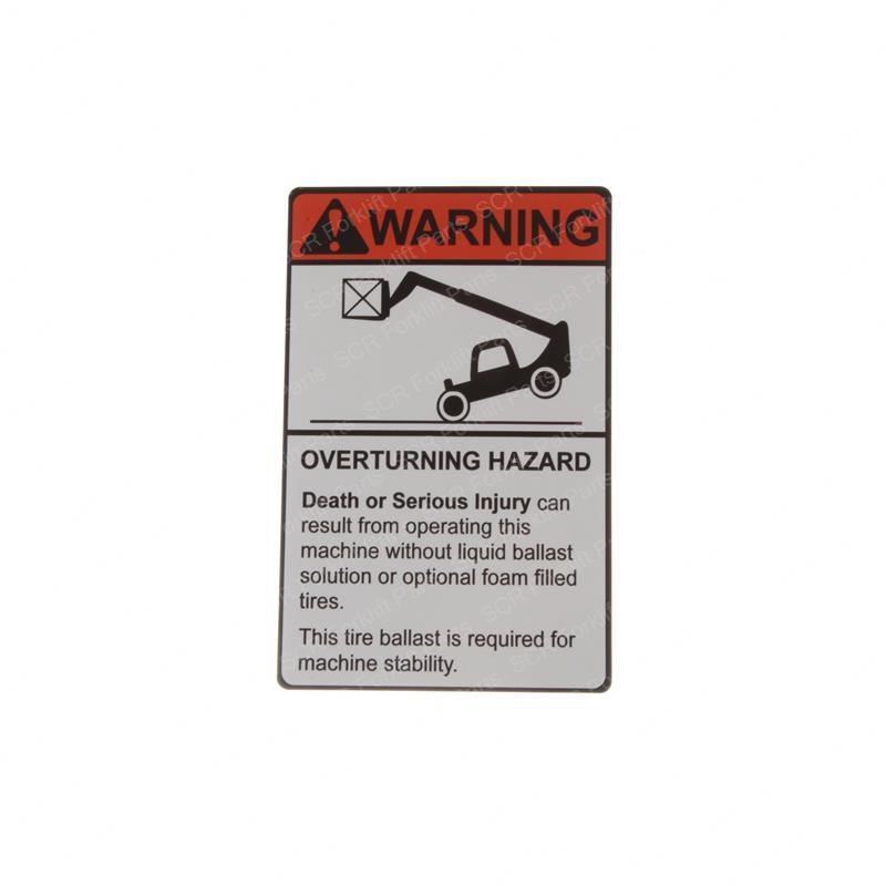 DECAL - OVERTURN HAZARD GN2-1297GT gn2-1297gt product image