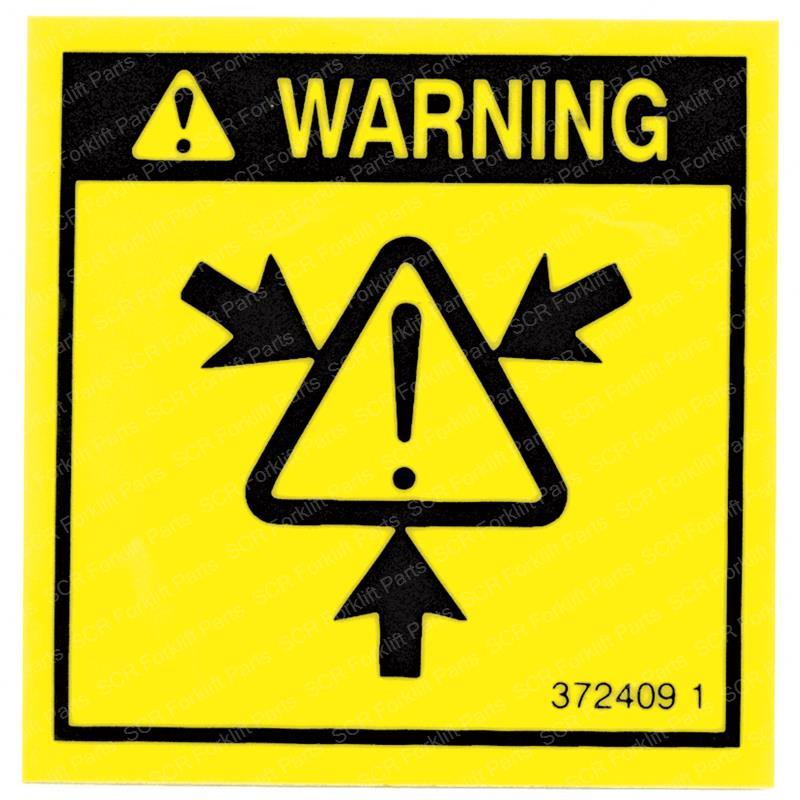 DECAL - WARNING DW372409 dw372409 product image
