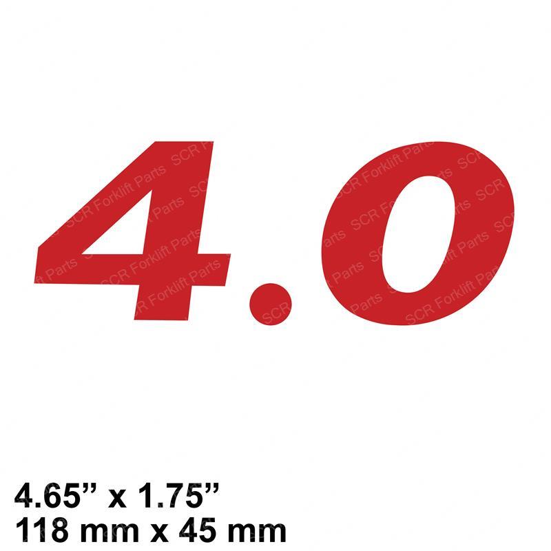 MODEL LABEL METRIC 4.0 HY1594807 hy1594807 product image