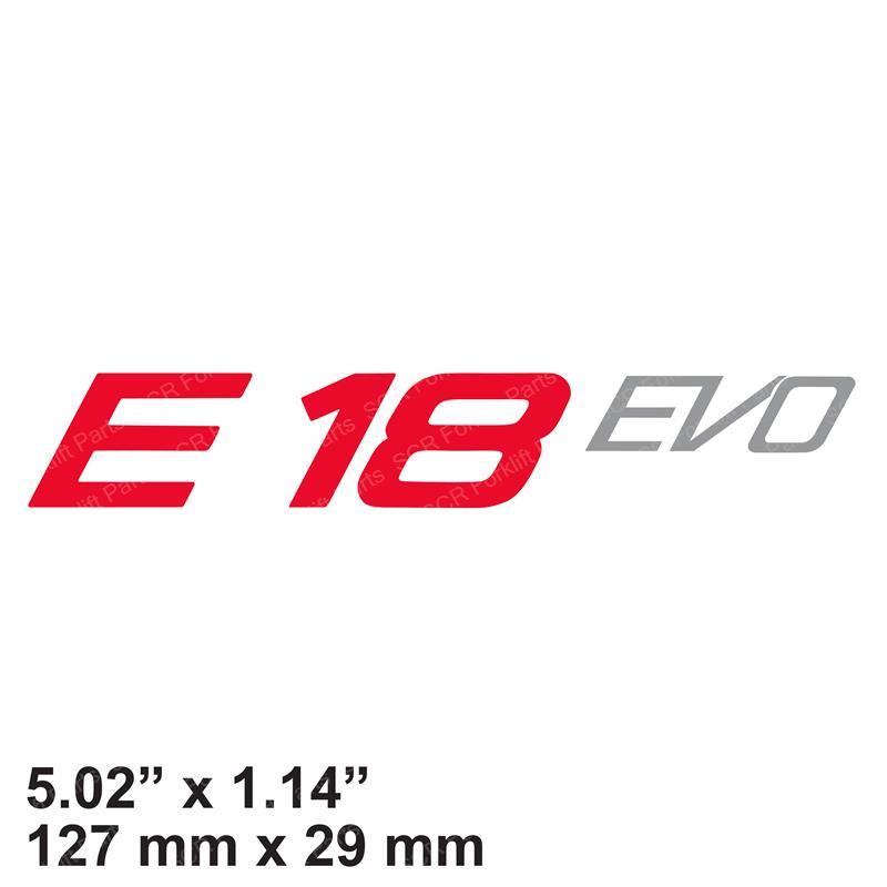 DECAL - MODEL E 18 EVO LI0009380532 li0009380532 product image