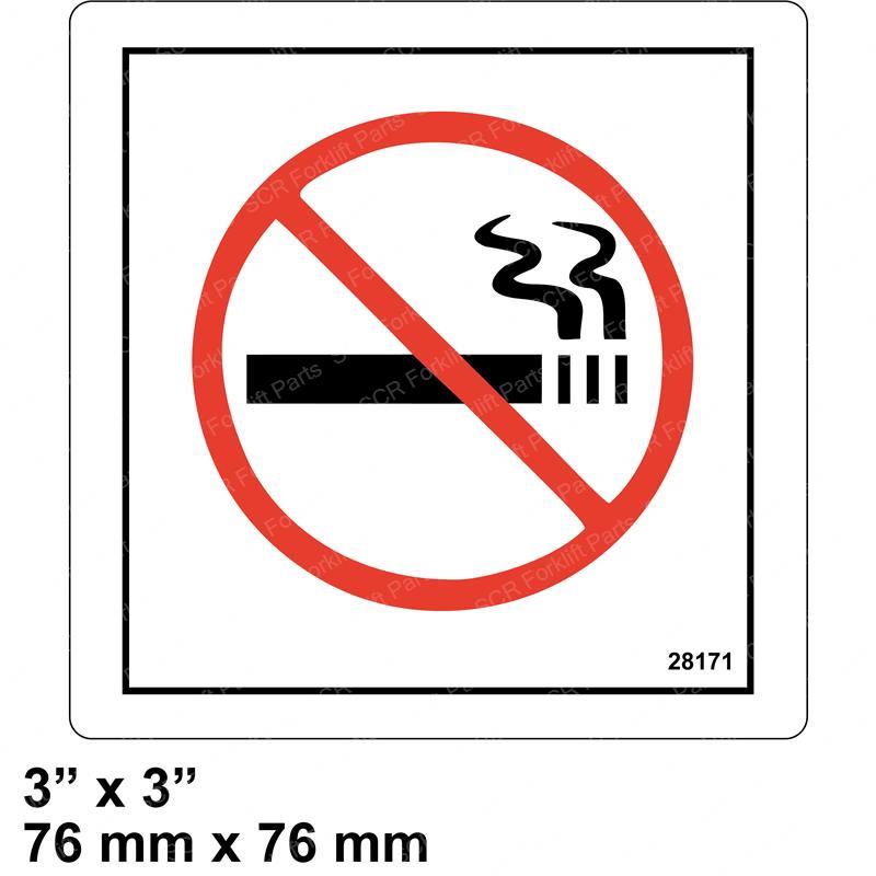 DECAL - NO SMOKING JL28171GT jl28171gt product image