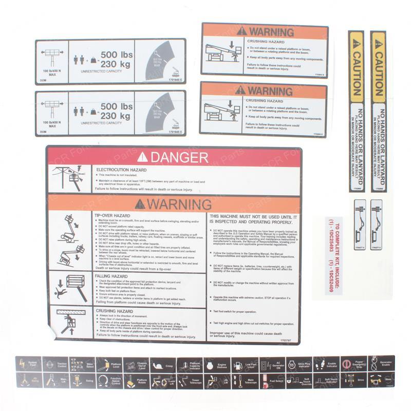 DECAL KIT - PLATFORM SY1236005 sy1236005 product image