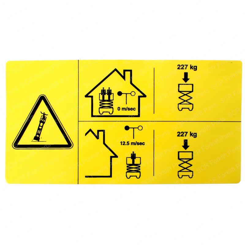 LABEL - MAX CAP 227KG 1930 SY1243325 sy1243325 product image