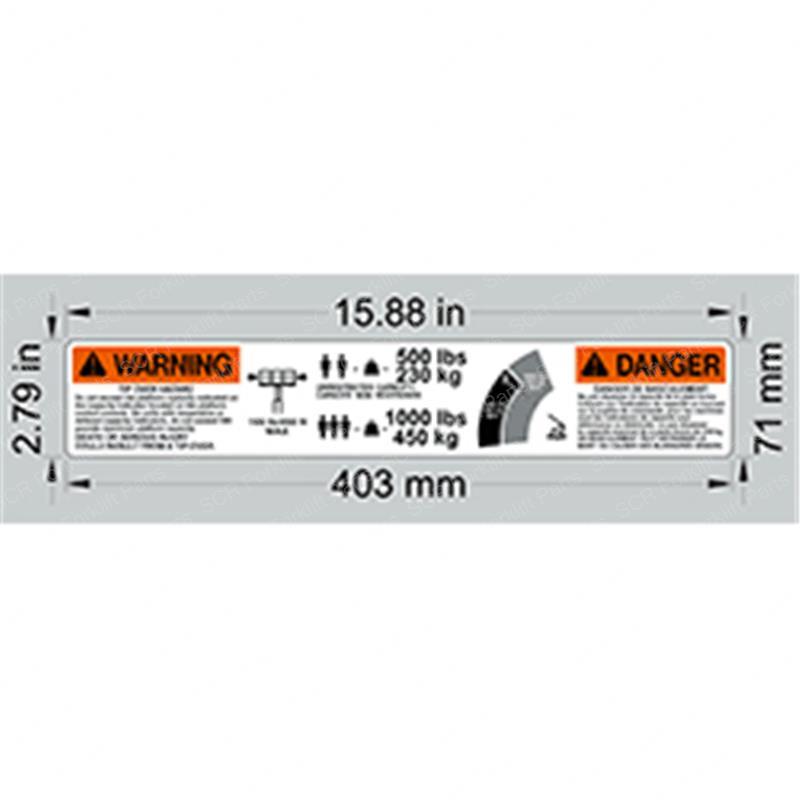 DECAL DUAL CAP (CAN) JL1704099 jl1704099 product image