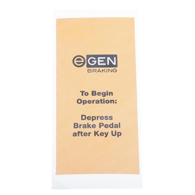 LABEL EGEN BRAKING CR69704 cr69704 product image