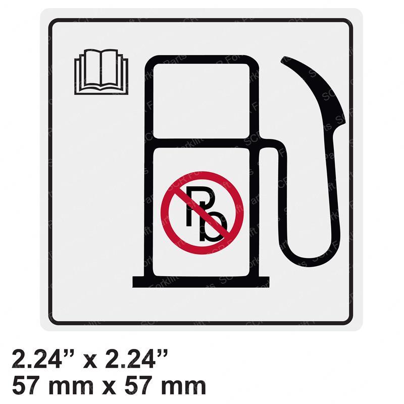 DECAL - UNLEADED FUEL ONLY SY1230607 sy1230607 product image