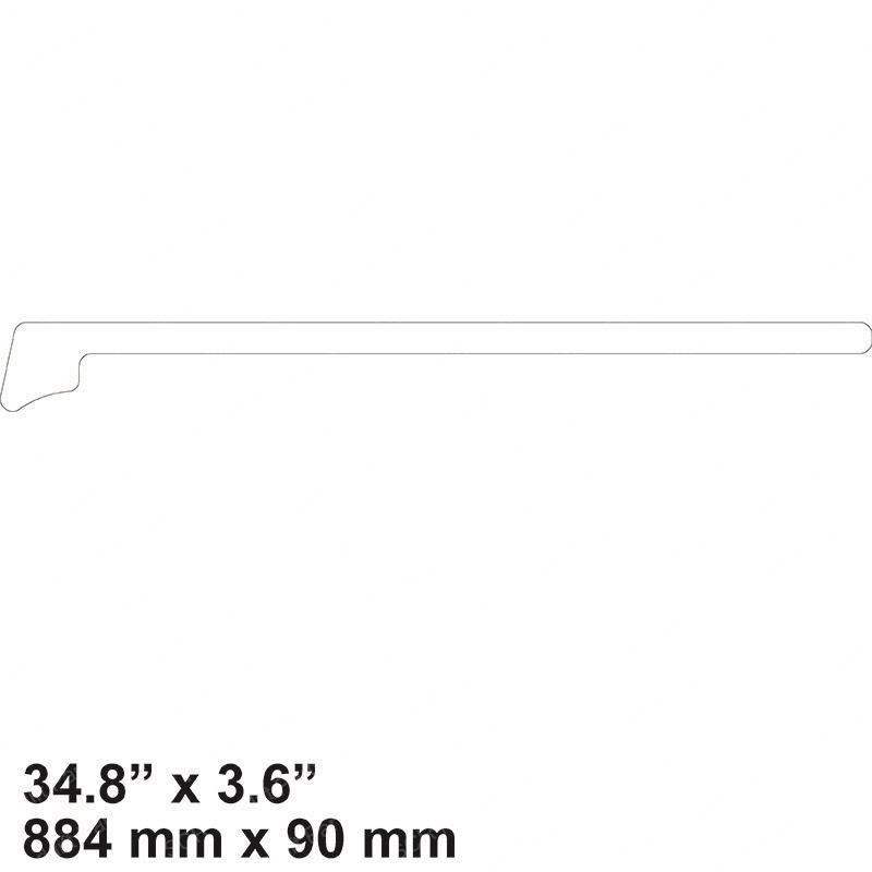 DECAL - TRIM WHITE BC7141375 bc7141375 product image