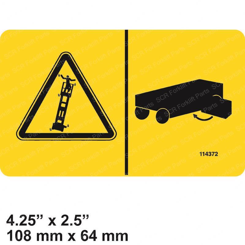 DECAL - TIP OVER HAZARD GN114372GT gn114372gt product image
