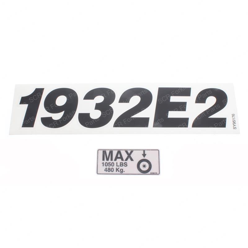 DECAL - S 1932E MODEL SPECIFIC JL258316 jl258316 product image