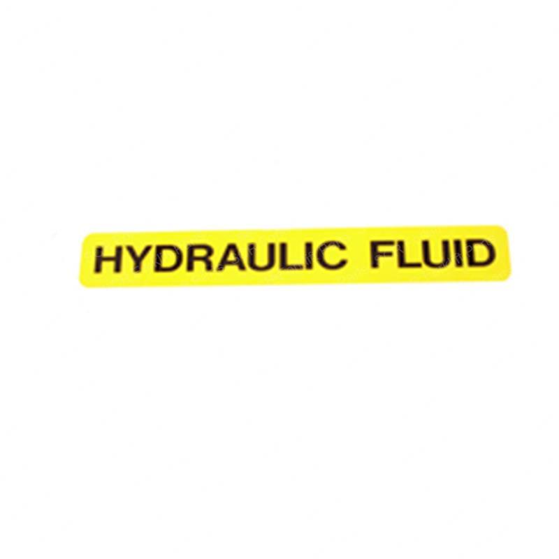 DECAL - HYDRAULIC FLUID SY28-102080 sy28-102080 product image