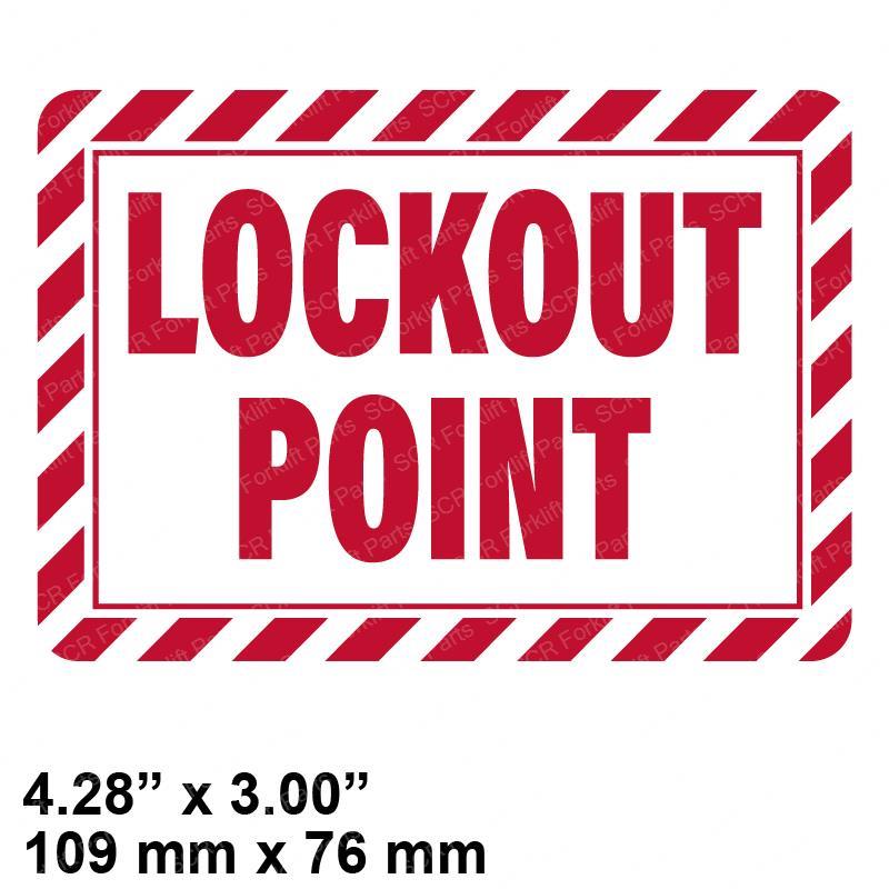 DECAL - LOCKOUT POINT SY1238779 sy1238779 product image