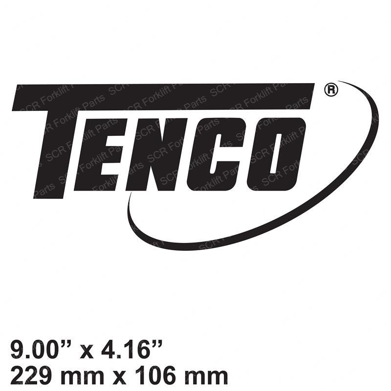 DECAL - TENCO LOGO BLACK 9X4 SY1238735 sy1238735 product image