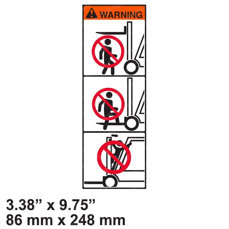 DECAL - WARNING NI91281-43100 ni91281-43100 product image
