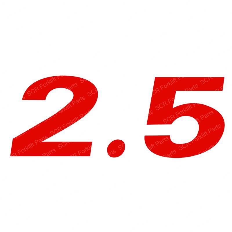 DECAL - MODEL 2.5 HY1598322 hy1598322 product image