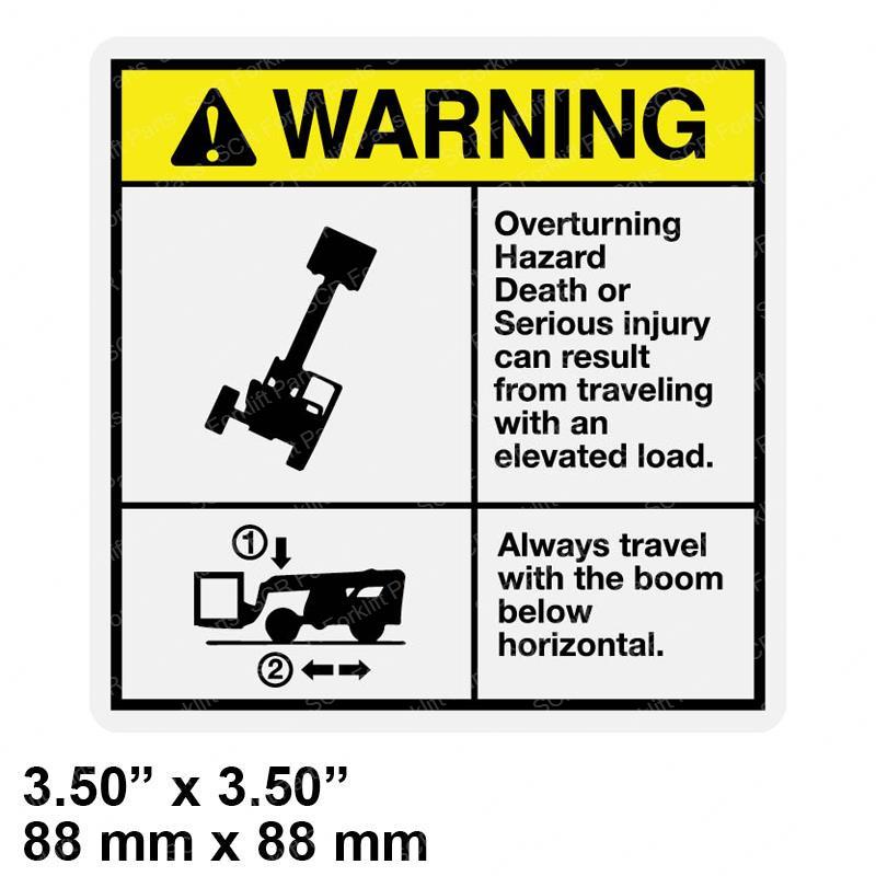 DECAL-OVERTURNING-KEEP LOAD LO GN114352GT gn114352gt product image