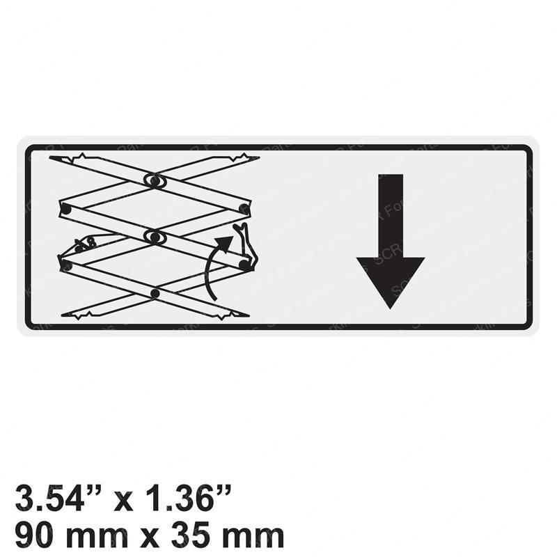 DECAL - SCISSORS LOWERING JL1001237899 jl1001237899 product image