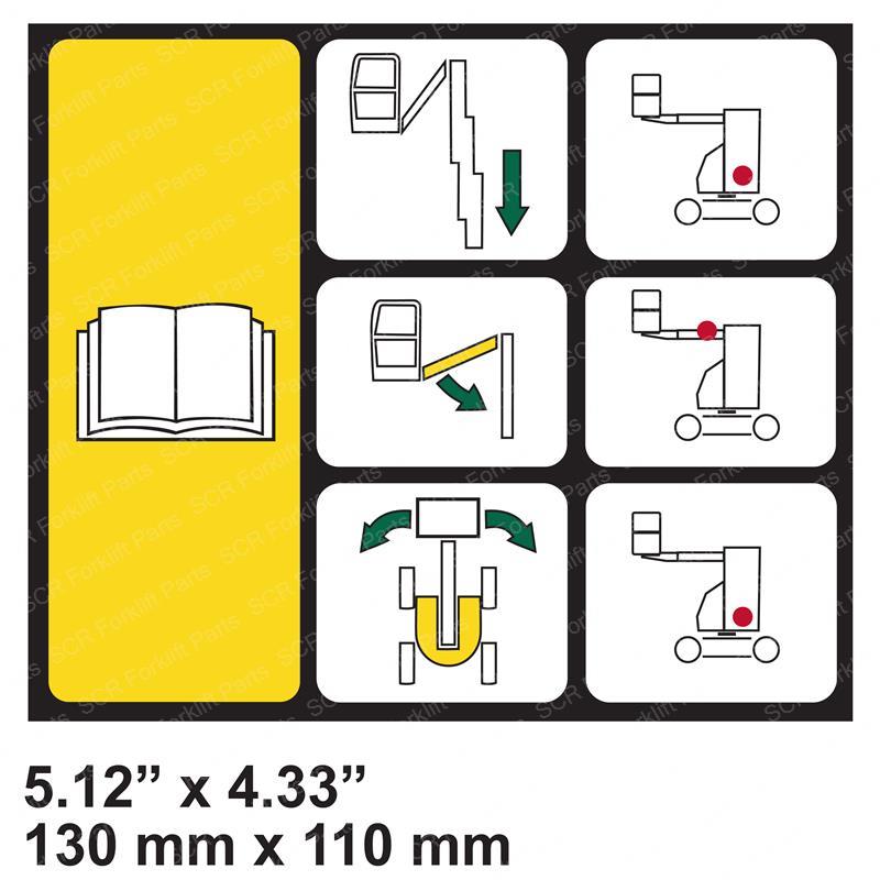DECAL - EMERGENCY CONTROLS JL1001217094 jl1001217094 product image