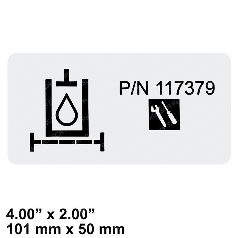 DECAL HYDRAULIC FILTER GN1258415 gn1258415 product image