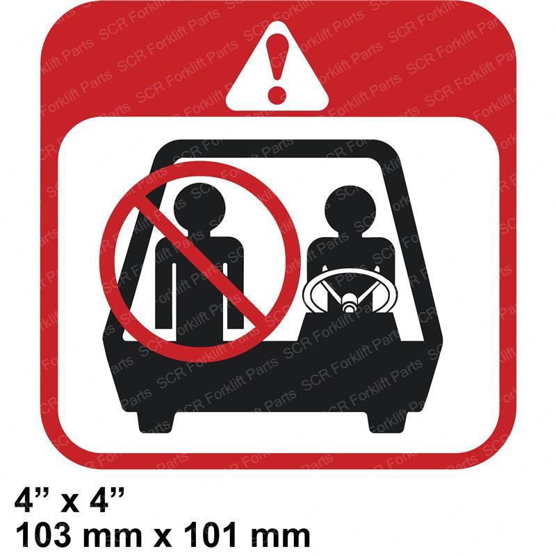 DECAL - NO RIDER YT0327030 yt0327030 product image