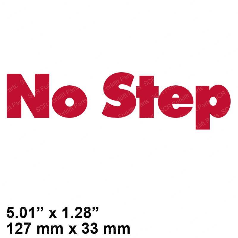 DECAL- NO STEP RA411-783/003 ra411-783-003 product image