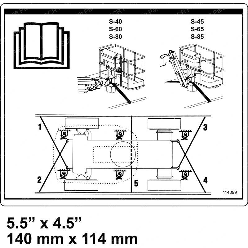 DECAL - TRANSPORT DIAGRAM GN114099GT gn114099gt product image