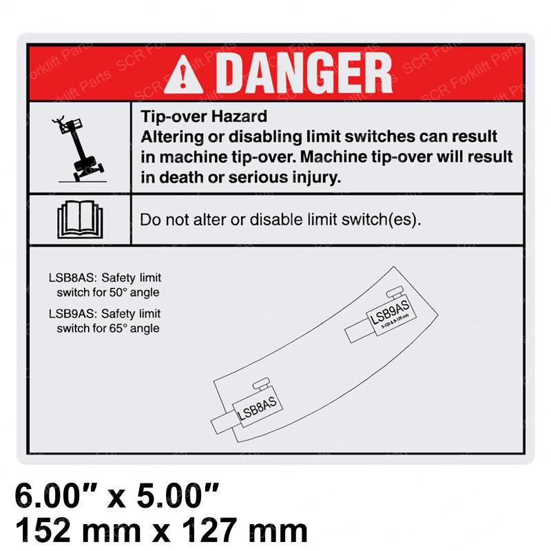 DECAL DANGER DO NOT ALTER SWTC GN65187 gn65187 product image