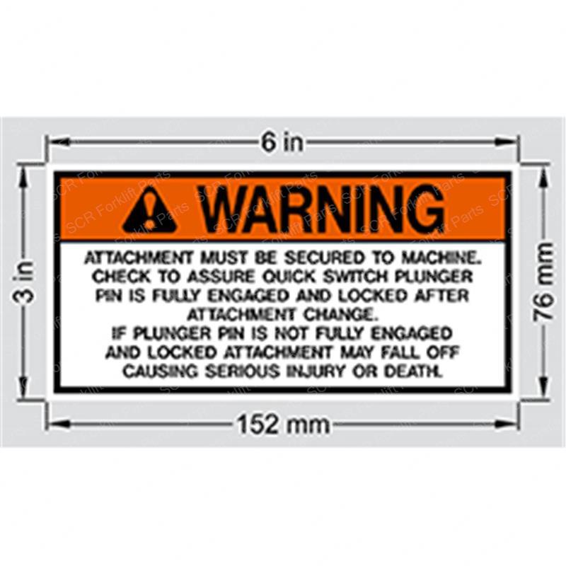DECAL - LOCKED ATTACHMENT JL91143290 jl91143290 product image