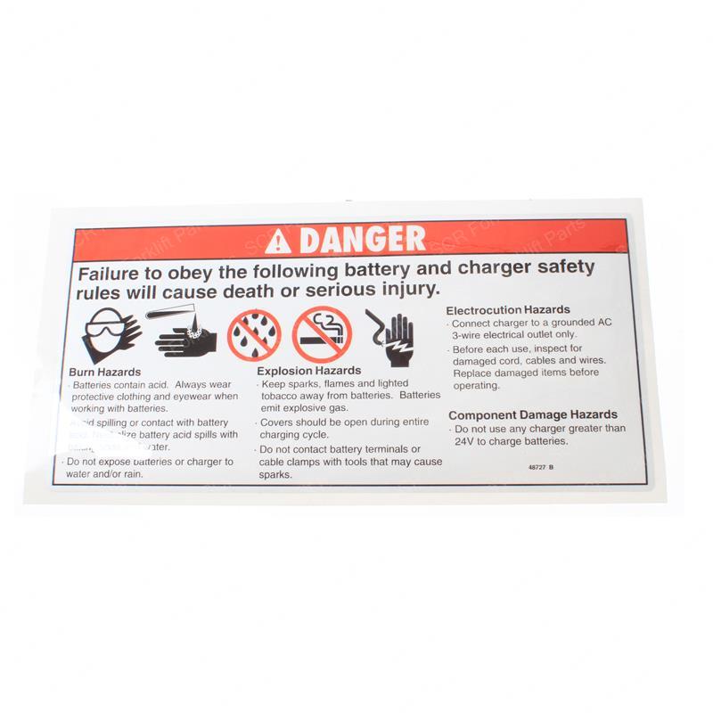 DECAL DNGER BATTERY SAFETY GN48727GT gn48727gt product image