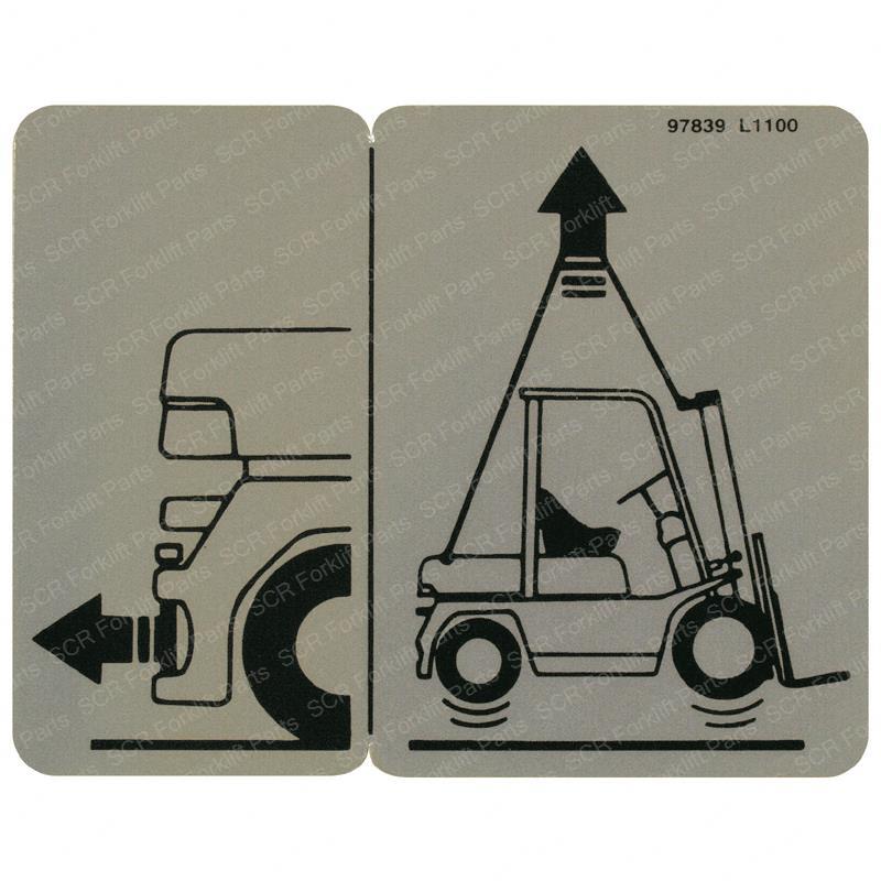 DECAL - CAUTION MAST NI97839-11H01 ni97839-11h01 product image