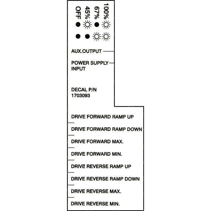 DECAL - CONT CARD DRV GNJL1703093GT gnjl1703093gt product image