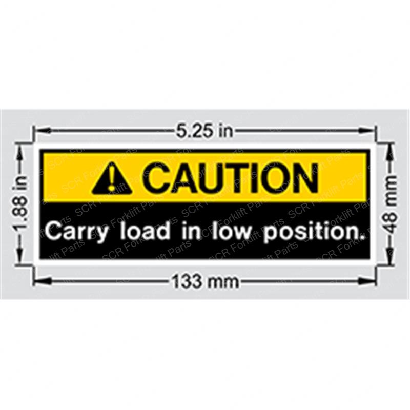 DECAL - CARRY LOAD LOW JL10167809 jl10167809 product image