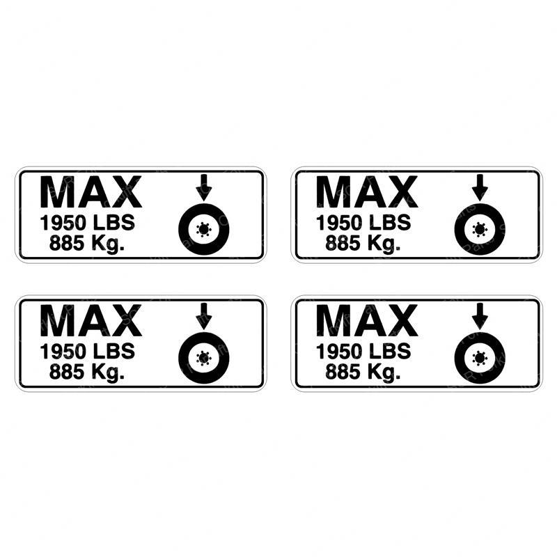 DECAL - MAX TIRE JL2901705 jl2901705 product image