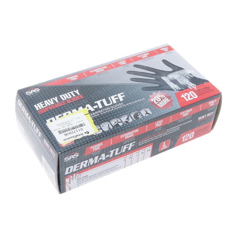 GLOVES - DERMA TUFF NITRILE L SY1263057 sy1263057 product image