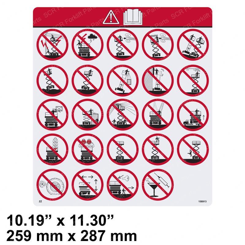 DECAL - GENERAL SAFETY GN158913 gn158913 product image
