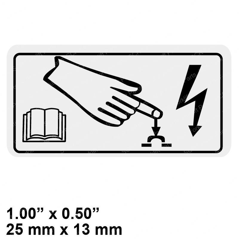 DECAL - POWER RESET GNSJ117387ACGT gnsj117387acgt product image
