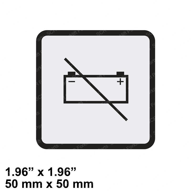 DECAL - BATTERY ISOLATOR JC817-01452 jc817-01452 product image
