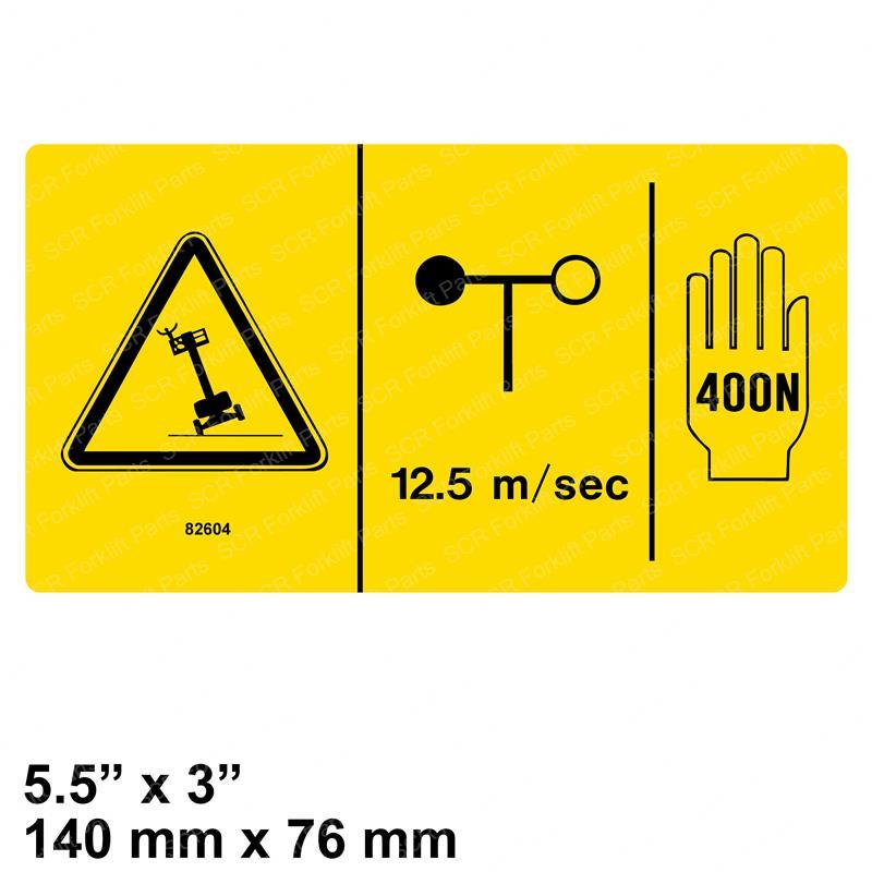 DECAL - WIND SPEED JLGN82604GT jlgn82604gt product image