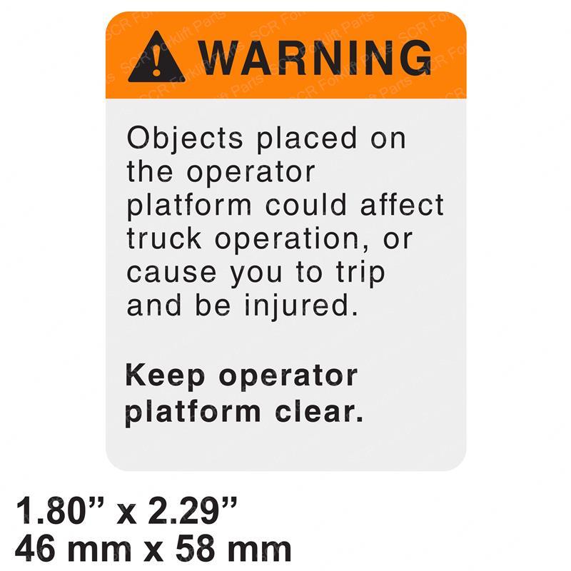 DECAL - WARN PLATFORM CLEAR CR69870 cr69870 product image