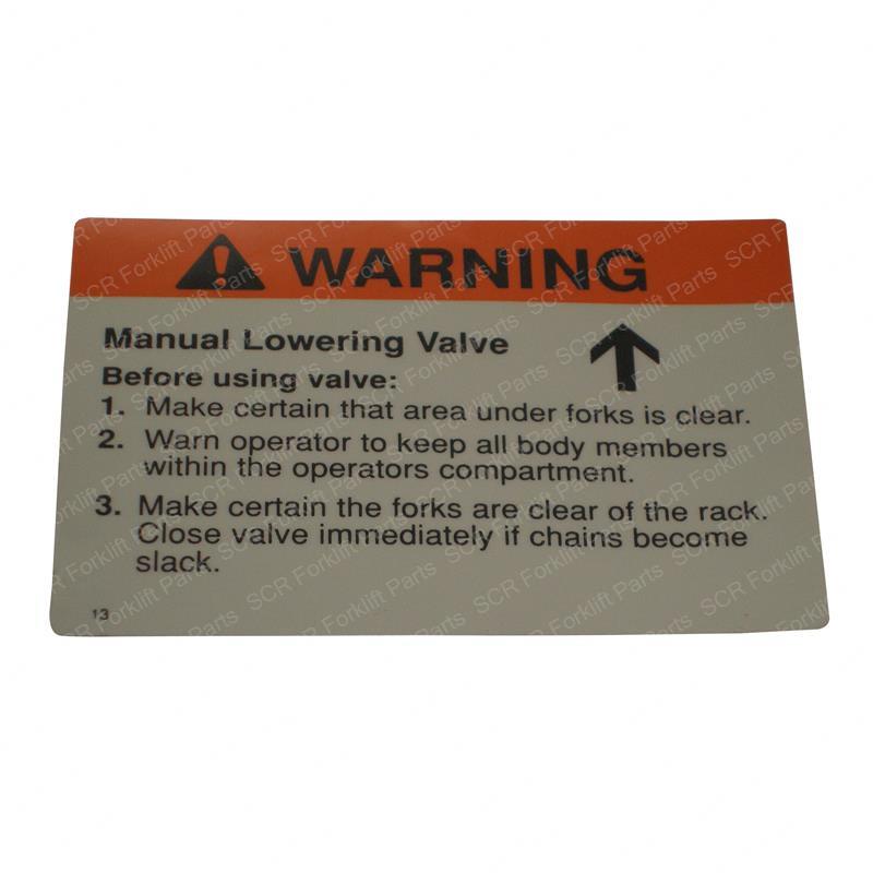 WARNING LOWERING VALVE CR69013 cr69013 product image